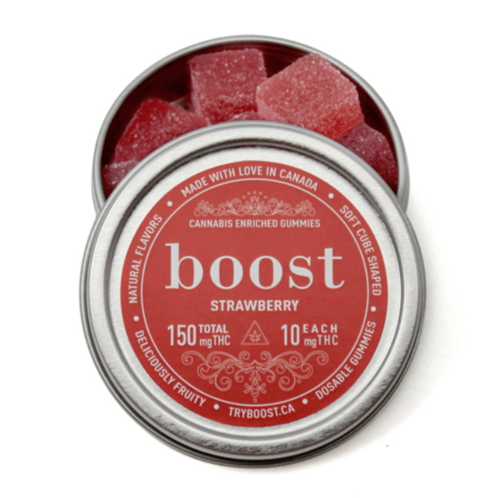 Boost Strawberry Gummies 150mg THC