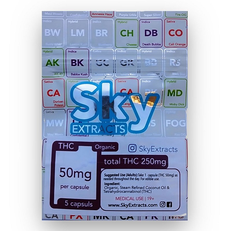 Sky Extracts Capsules - THC