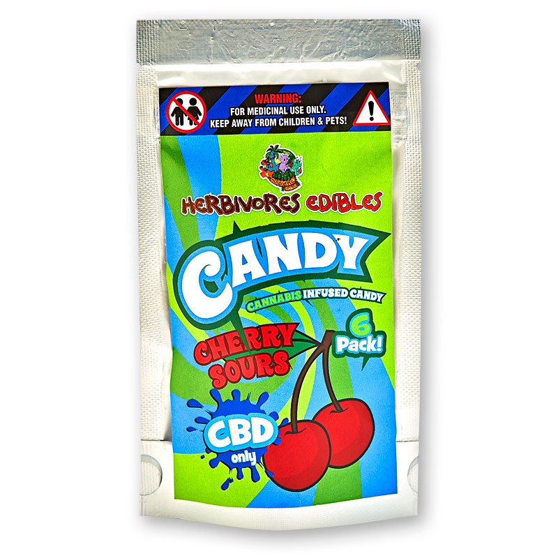 Herbivores Edibles - CBD Gummy Cherry Sours