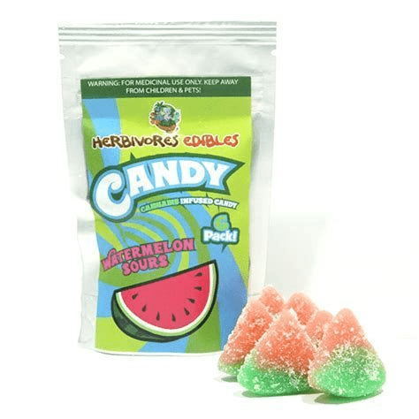 Herbivores Edibles - Watermelon Sour Gummies