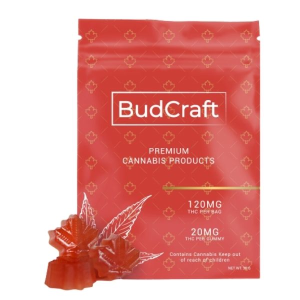 BudCraft Vegan THC Gummies 120mg