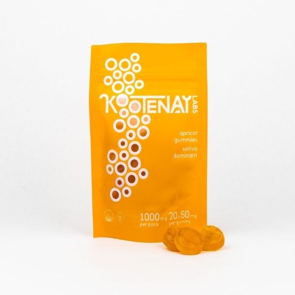 Kootenay Labs – Apricot Pieces 1000mg THC