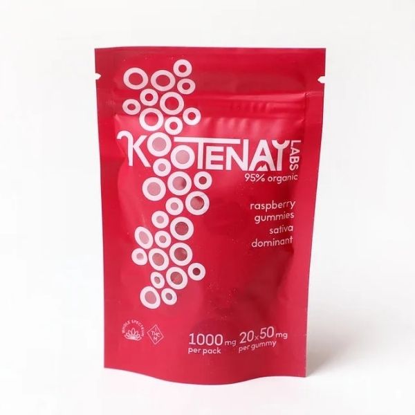 Kootenay Labs – Raspberry Pieces 1000mg THC
