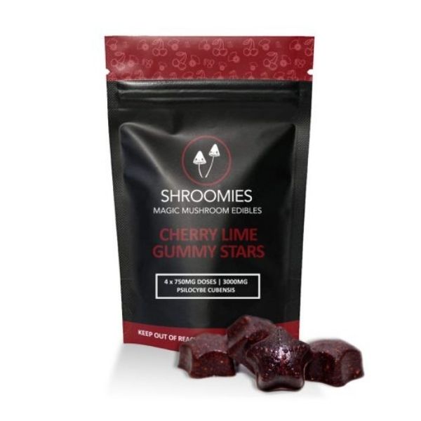 Shroomies – Gummy Stars Cherry Lime 3000mg