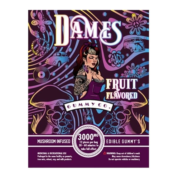 Dames - Mushroom Infused Fruit Flavoured 3000mg