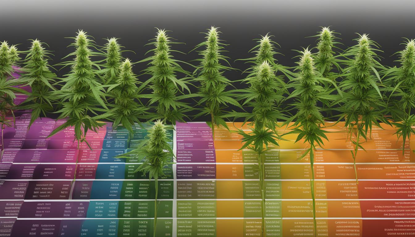 cannabis strains table