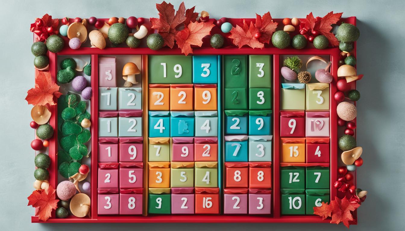 MIX Calendar with Mushroom Edibles