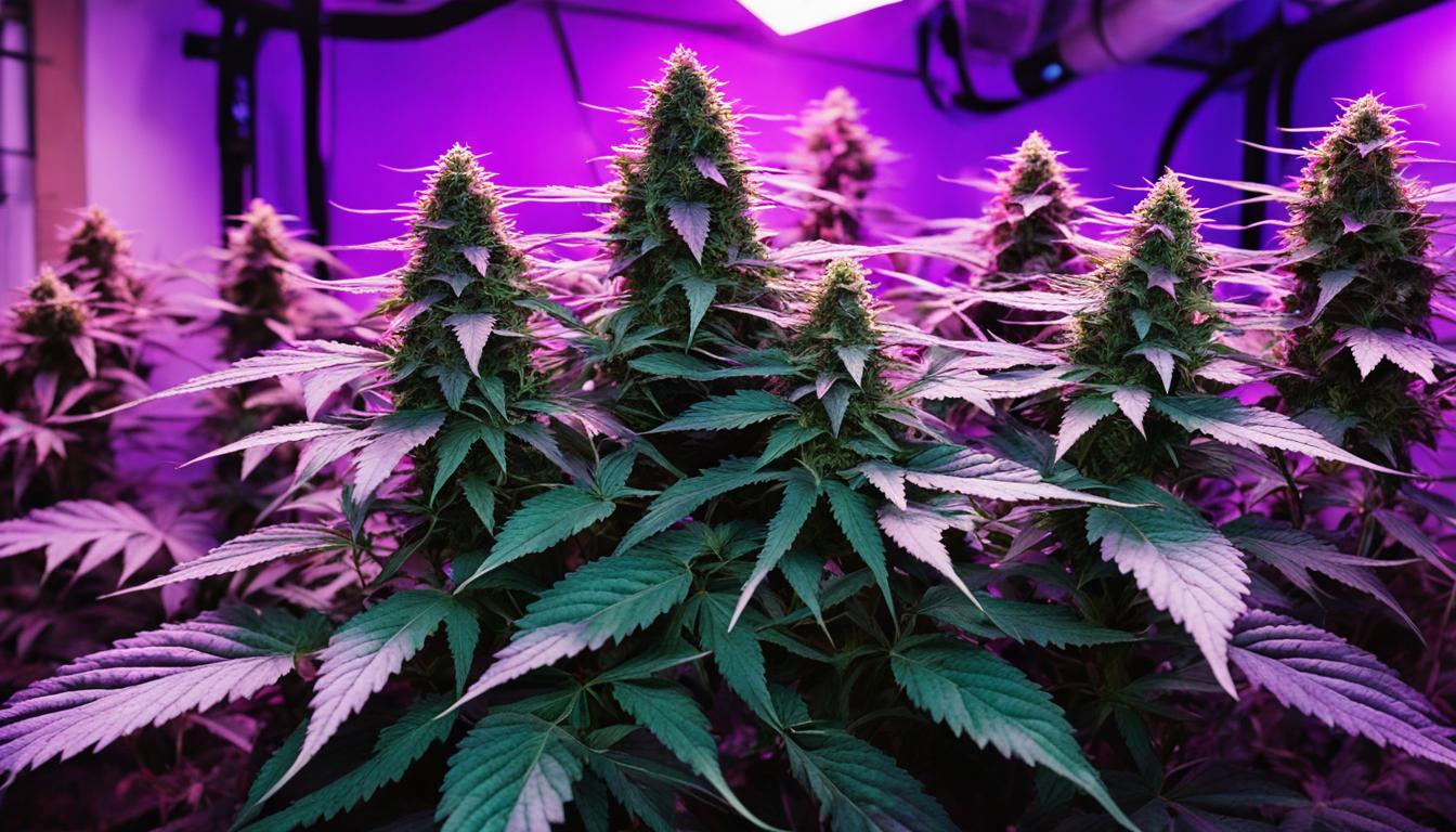 growing purple weed