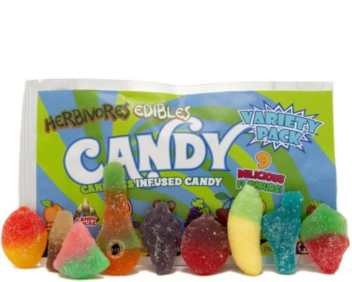 Herbivores Edibles bubble gum candy, a sweet treat infused with herbs for a delightful and unique flavor experience